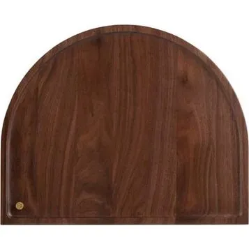 AYTM Sessio bakke, afrundet 32x40 cm valnd/guld