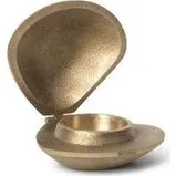 ferm LIVING Clam fyrfadsstage Brass