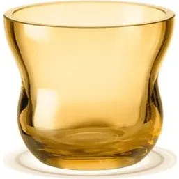 Holmegaard Calabas fyrfadsstage  8,5 cm  Amber