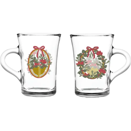 Holmegaard Jule-hotdrink-glas 2025 23 cl, 2 stk.