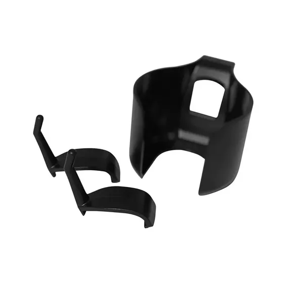 Hot Wok Top Line kopholder med 2 kroge, sort