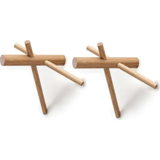 Normann Copenhagen Sticks knage 2 stk, natur