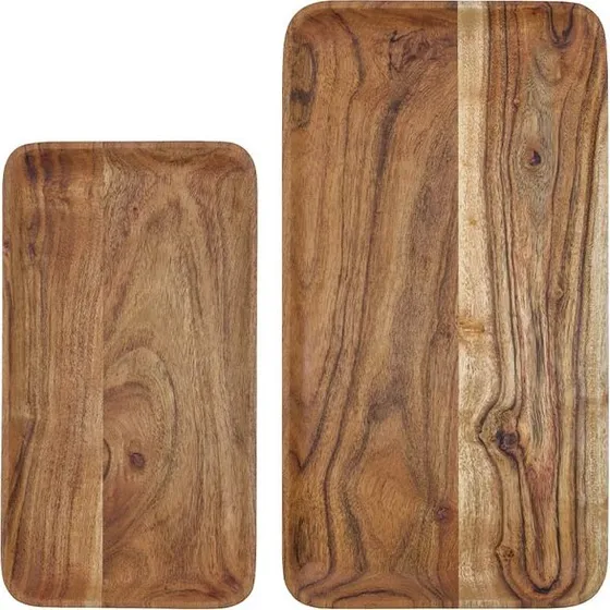 House Doctor Wood bakke 2-pak natur 33x18 & 43x23 cm