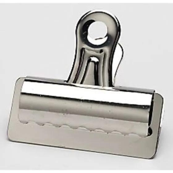 BNT Papirklemme stål 65 mm bulldog 12 stk