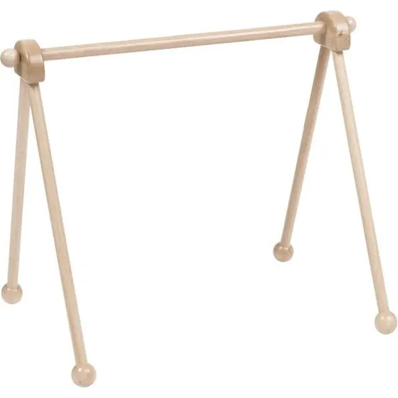 Moulin Roty Aktivitetsstativ i bøgetræ 60x50 + Bloomingville Miko legemåtte