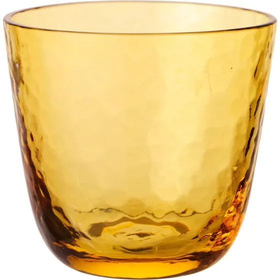 Broste Copenhagen Hamret drikkeglas 15 cl, Amber