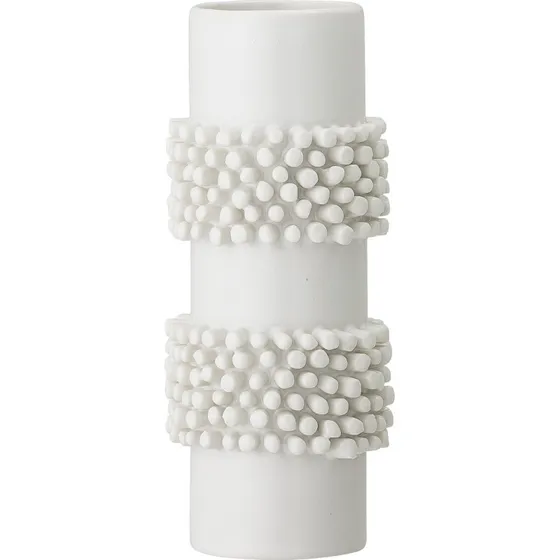 Bloomingville Barrit vase, hvid stentj 20,5 cm