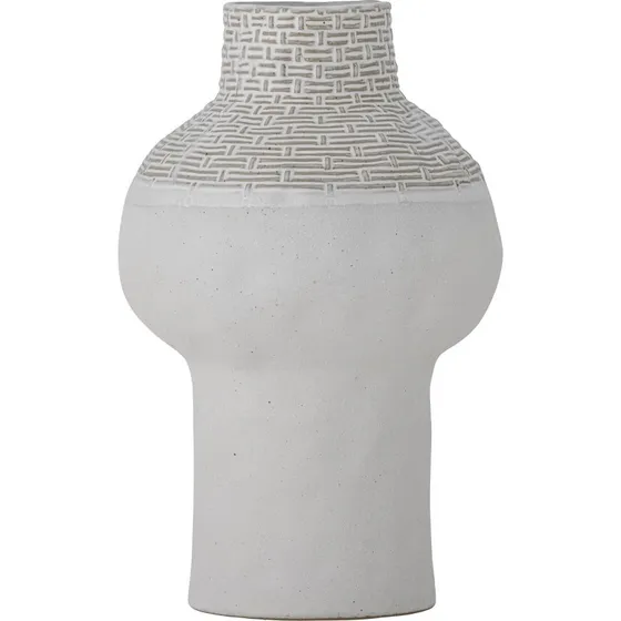 Bloomingville Iyore vase, hvid, H 23 cm