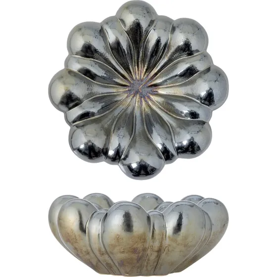 BLOOMINGVILLE Sheeran serveringsskl, slv stentj 31,5xH14 cm