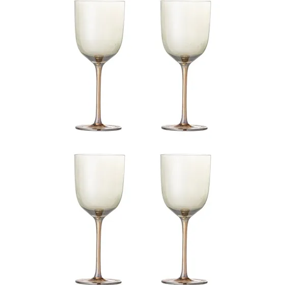 BLOOMINGVILLE Aston vinglas, bronze - st med 4 (D8xH21,5)