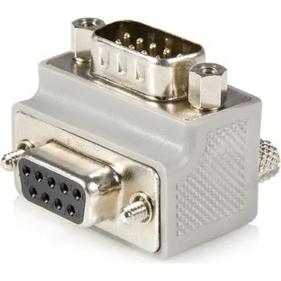 StarTech DB9 vinklet adapter GC99MFRA1 - DB9 hun→han, grå