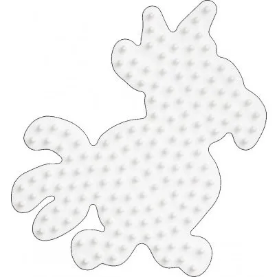 Hama Midi perleplade Papegje hvid 9,5x8,5 cm