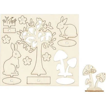 Saml-selv trfigur 15,517 cm, 3 mm  1 pk