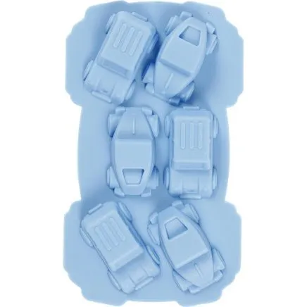 Silikoneform, biler, H2,5L3B4,5 cm, 12,5 ml