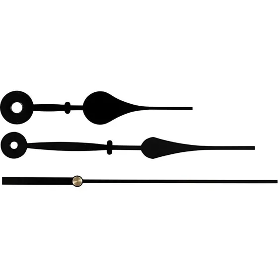 Creativ Company urvisere 4+6 mm - sort, 1 sæt