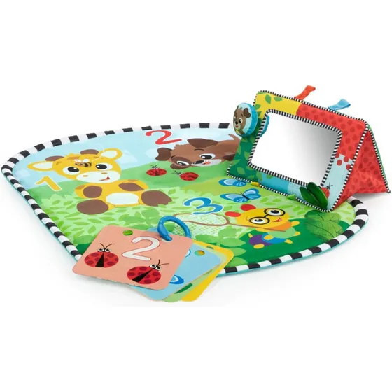 Baby Einstein Discovery Garden aktivitetstæppe & gulvspejl