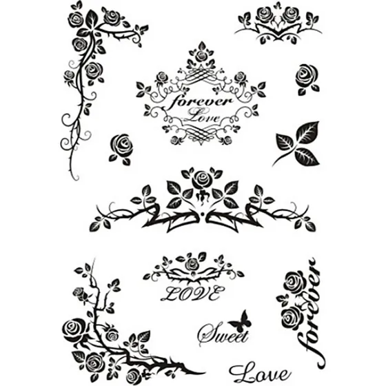 Silikone stempel For Evigt 11x15,5 cm