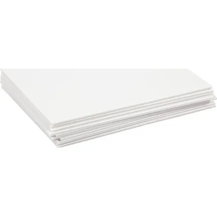 Skumkarton A4 3 mm hvid 10 ark