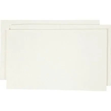 Papirpulp 20x12 cm, rhvid, 100 g