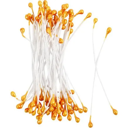 Universal Støvdragere 6,4 cm Ø 2 mm - Orange metallic, 100 stk