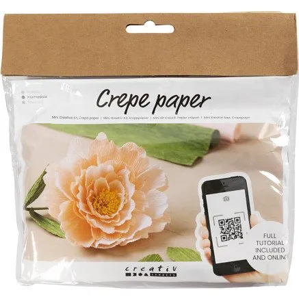 Mini DIY Kit Crepepapir Pæon 180% 105 g