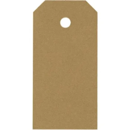 Manilamærker 4x8 cm 250 g guld – 20 stk.