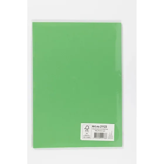 Karton A4 180 g grsgrn  20 ark