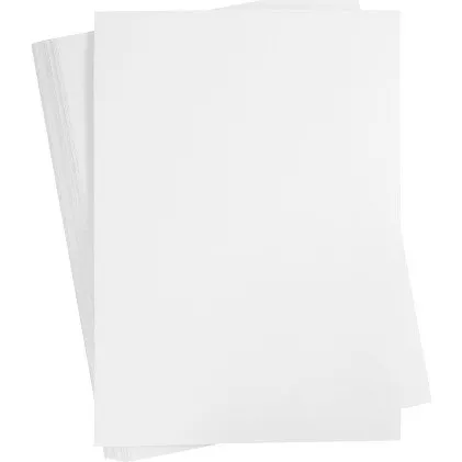 Karton A2 420x594 mm 180 g hvid  100 ark