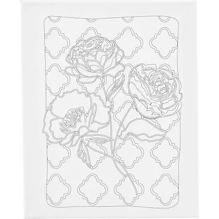 Malerlrred Roser 24x30 cm, dybde 1,6 cm, 360 g