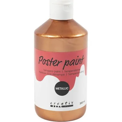 Skole Temperamaling Metallic kobber 300 ml