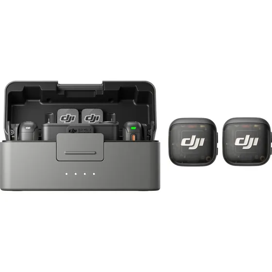 DJI Mic 3 (2 TX + 1 RX) med ladestativ