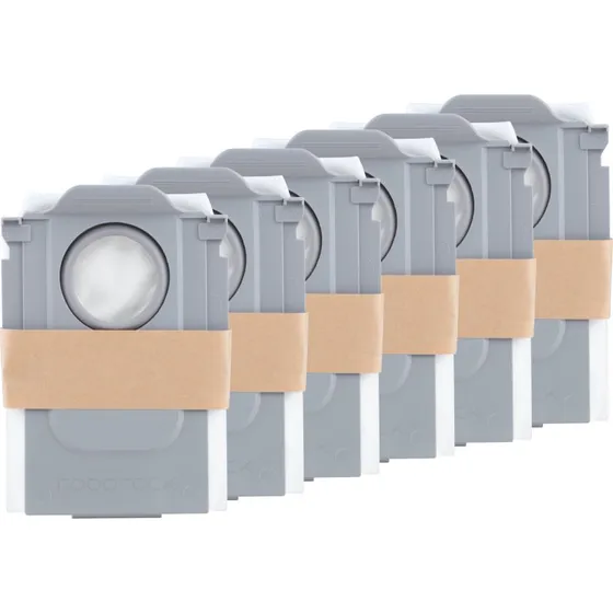 Roborock støvsugerpose 6-pak (kompatibel med S8 MaxV og Saros)