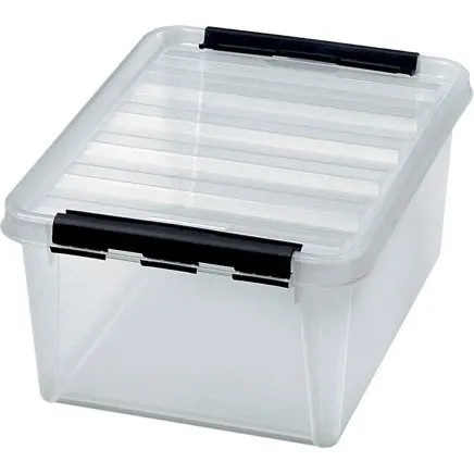 Opbevaringskasse med lg 40x30x18,5 cm - 15 L