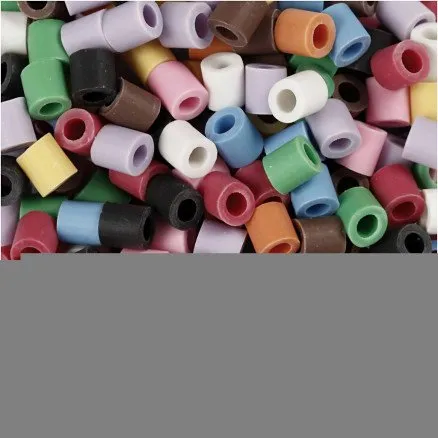 NABBI BioBeads rrperler 5x5 mm, hul 2,5 mm, sort, 1000 stk