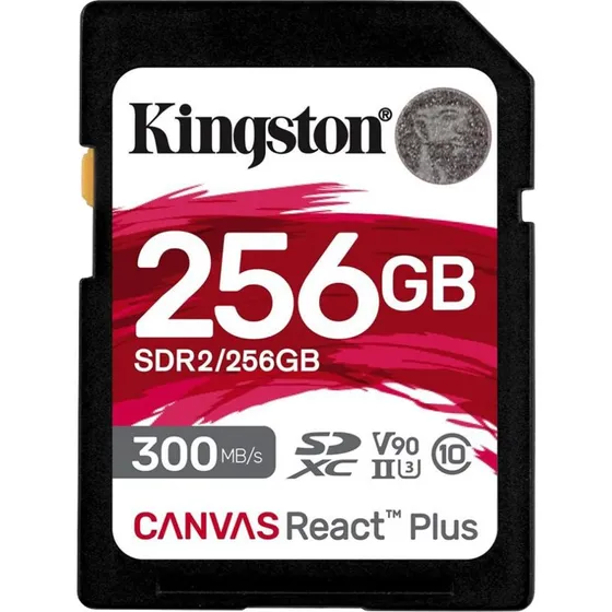 Kingston Canvas React Plus SDXC V90 256 GB (300/260MB/s)