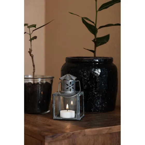 Ib Laursen Lanterne Petit H11,5 cm - metal & glas