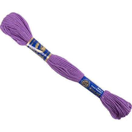 Creativ Company Broderigarn 6-trdet, lilla 8 m