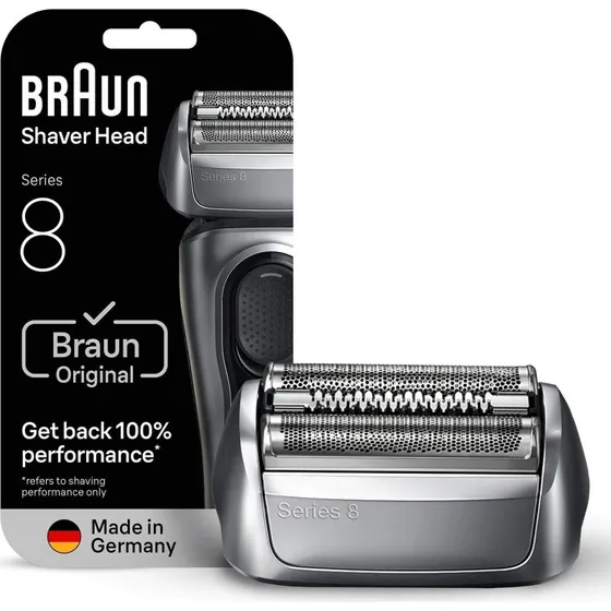Braun Series 8 83M barberhoved, slv (original)