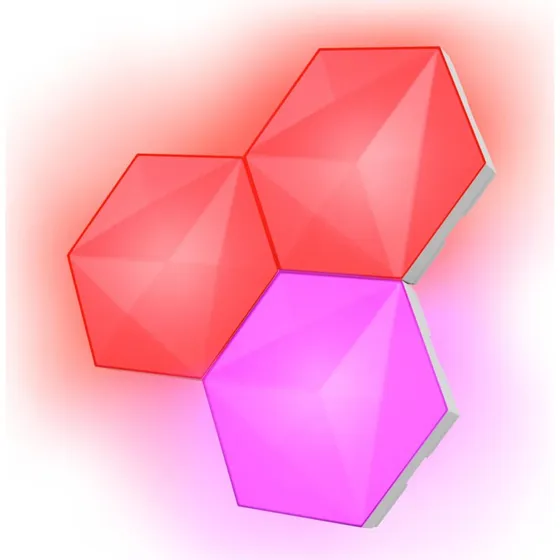 TRUST GXT 903 VYBZ LED sekskantspanel 3-pak