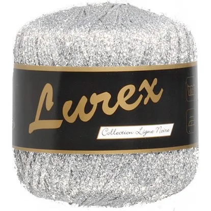 Lammy Lurex Garn 25 g (160 m) - Slv