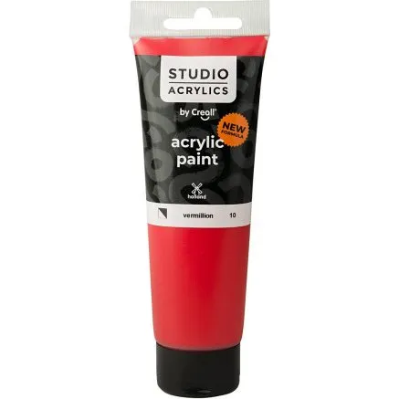 Creall Studio Akrylmaling halvdkkende Vermillion 120 ml