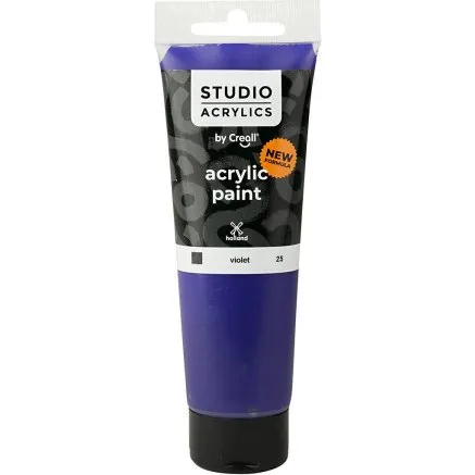 Creall Studio Akrylmaling dkkende violet 120 ml