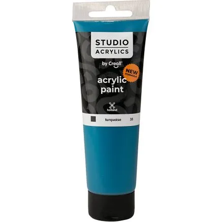 Creall Studio akrylmaling, dkkende turkis (35) 120 ml