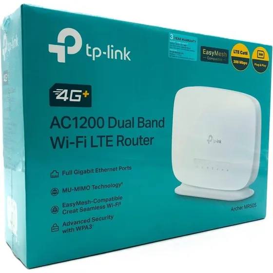 TP-Link Archer MR505 V1 AC1200 Dual-Band 4G/LTE router