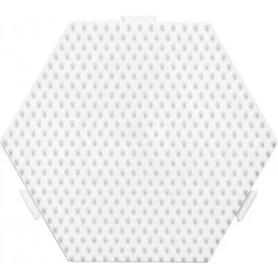 Hama Midi samleplade sekskant 12,5x11,5 cm, hvid