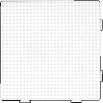 Hama Midi Perleplade Samleplade Firkant Hvid 14,5x14,5 cm