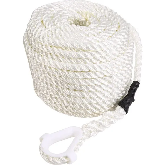 Uden mærke 3-slået polyester/PP tov Ø12 mm 35 m med nylon kovs