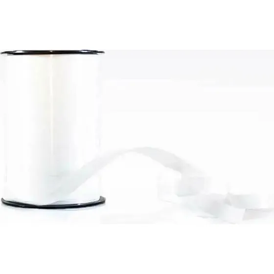 Gavebånd Poly 10 mm Snehvid, blank 250 m