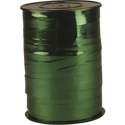 Gavebånd 10 mm blank metalgrøn – 250 m
