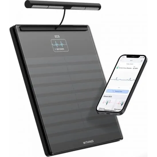 Withings Body Scan smartvgt, sort